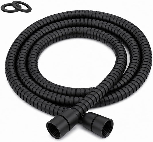 Shower Hose, 60 Inches Stainless Steel Shower Head Hose Replacement, Brass Insert & Nut, Flexible and Durable, Electroplating Finish, Universal Fitting (Chrome, 60 Inches (1.5 Meters))